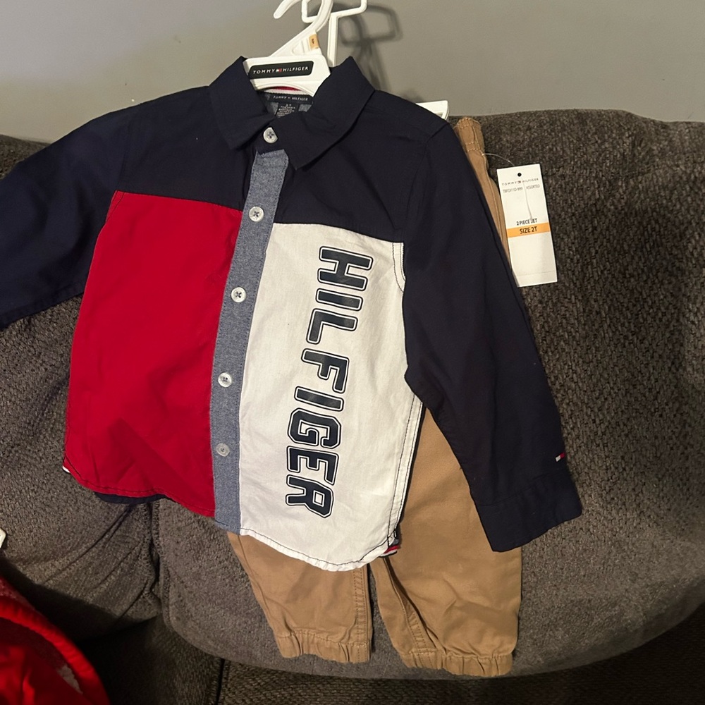Tommy Hilfiger Kids Colorblock Shirt